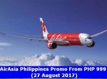 AirAsia piso fare PHP 999