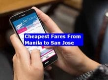 Manila to San Jose fares