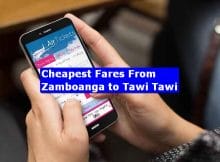 Zamboanga to Tawi Tawi fares